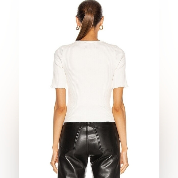 Citizens Of Humanity Annie Cotton Ribbed Top - Picture 2 of 12